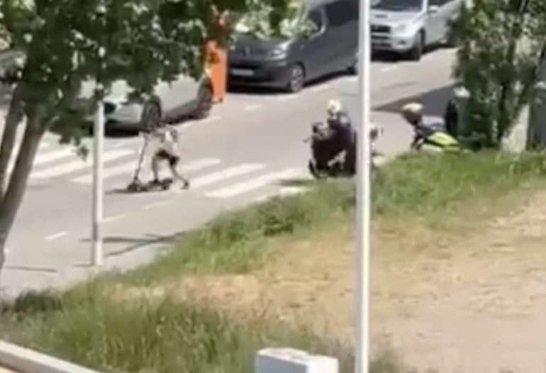 La Bustia persecucio patinet Sant Andreu