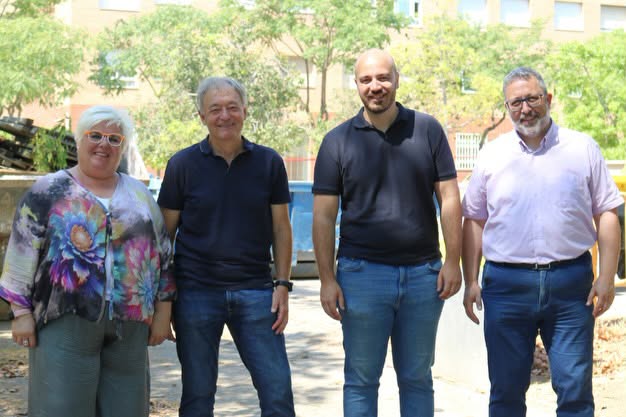 La Bustia visita obres parc La Solana Sant Andreu 2