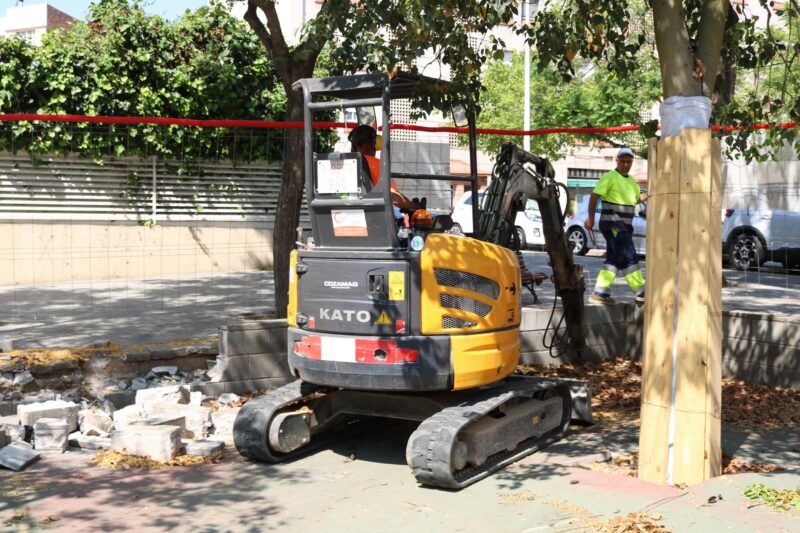 La Bustia visita obres parc La Solana Sant Andreu 3