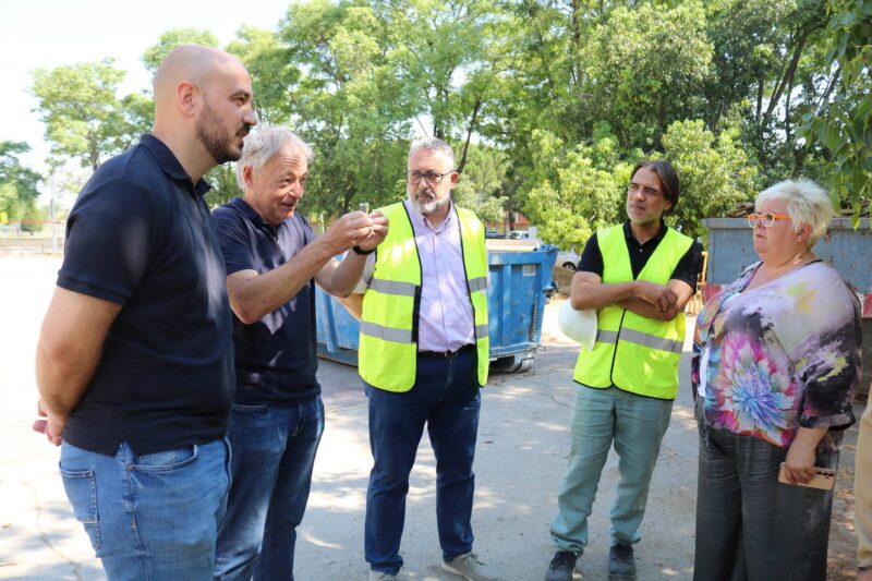 La Bustia visita obres parc La Solana Sant Andreu 5