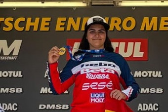 La Bustia Adela Godino campiona Europa Mini Enduro Cup femenina 1