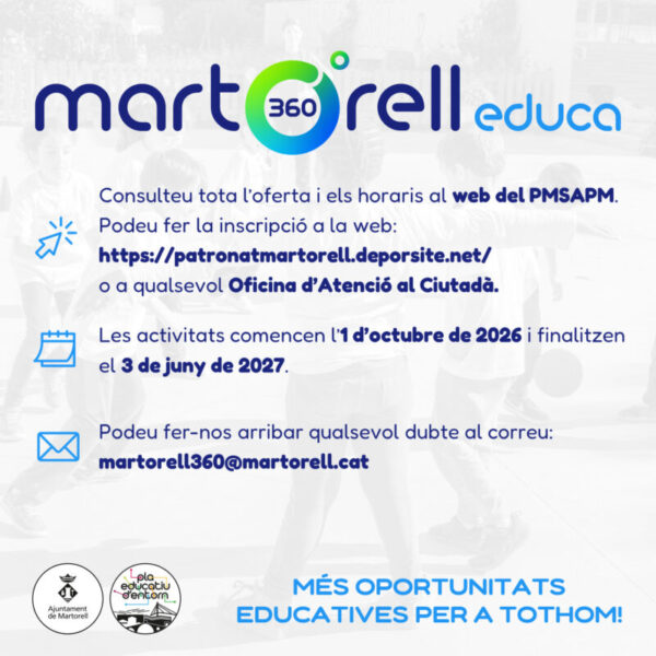 La Bustia cartell Martorell Educa 5