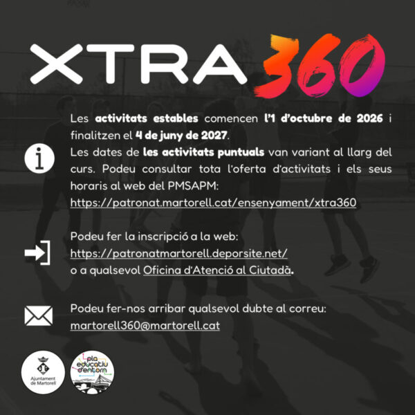 La Bustia cartell Martorell Educa 8