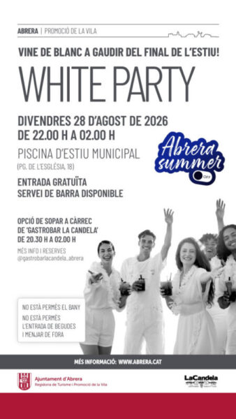 La Bustia cartell White Party Abrera
