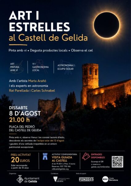 La Bustia cartell art i estrelles Castell Gelida