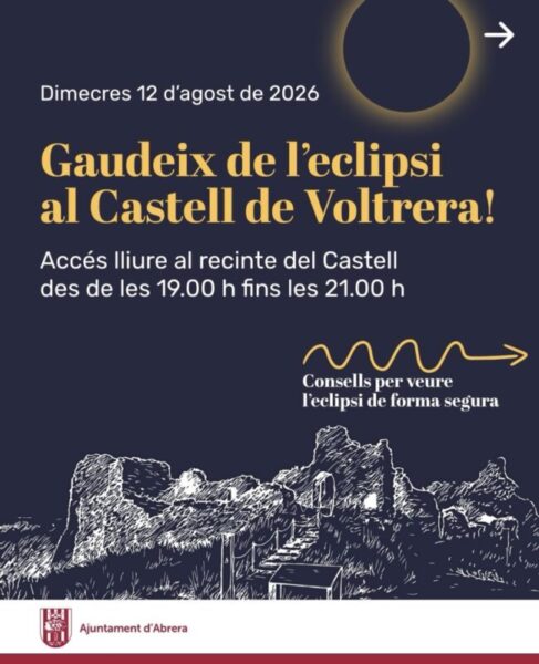 La Bustia cartell eclipsi Castell Voltrera Abrera