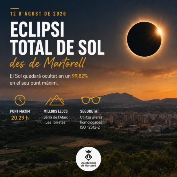La Bustia cartell eclipsi Martorell