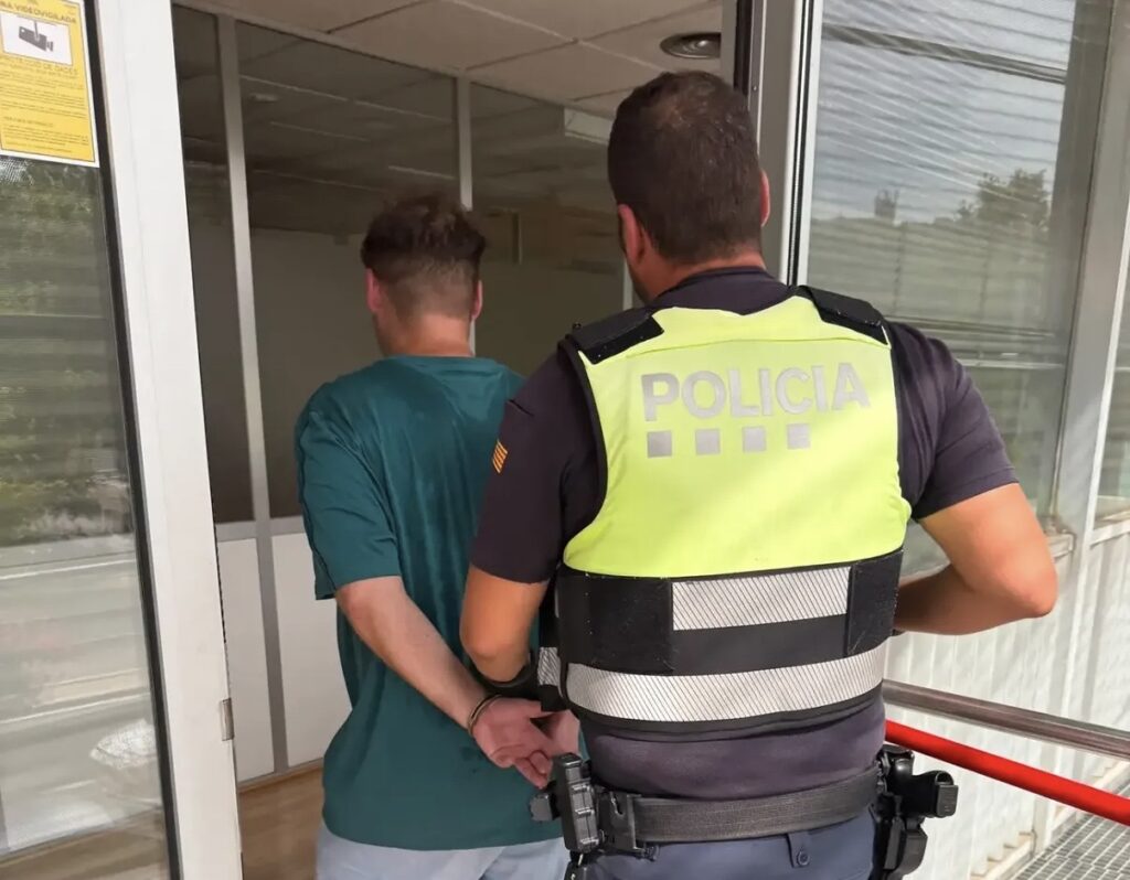 La Bustia detencio palanca autobus Martorell 1