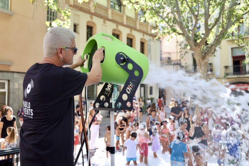 La Bustia festa escuma Festa Major Martorell 1