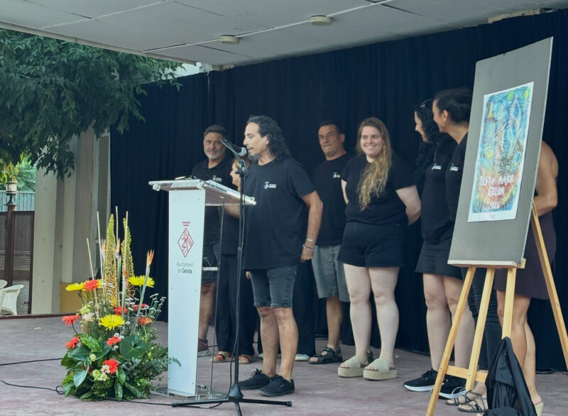 La Bustia foto de grup presentacio Festa Major Gelida 2026