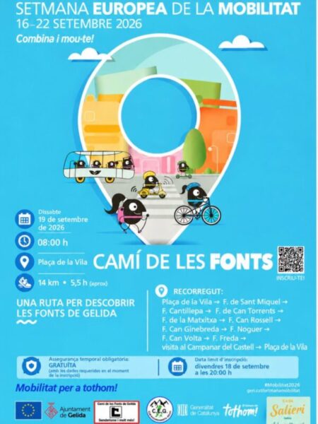 La Bustia cartell Cami de les Fonts