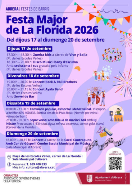La Bustia cartell Festa Major La Florida