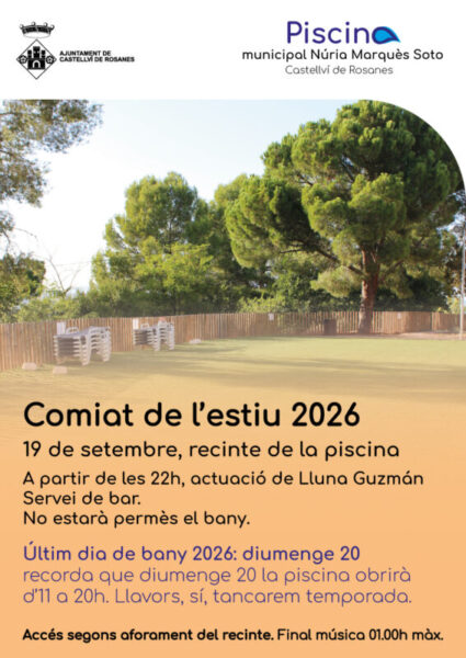 La Bustia cartell comiat estiu Castellvi