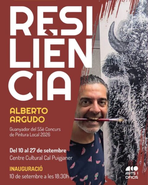 La Bustia cartell exposicio Resiliencia Alberto Argudo Olesa