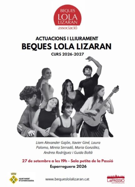 La Bustia cartell lliurament begues Lola Lizaran
