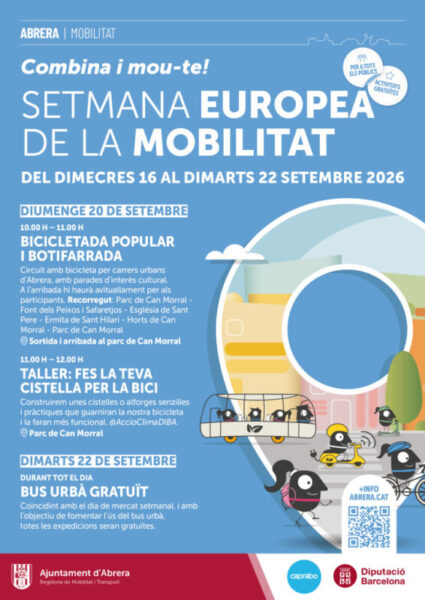 La Bustia cartell setmana mobilitat Abrera