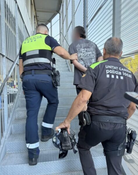 La Bustia detencio per portar droga 29 agost 2026 Policia Local Martorell