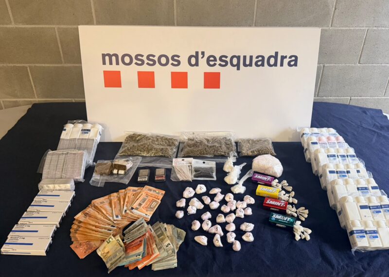 La Bustia material requisat Mossos Esparreguera