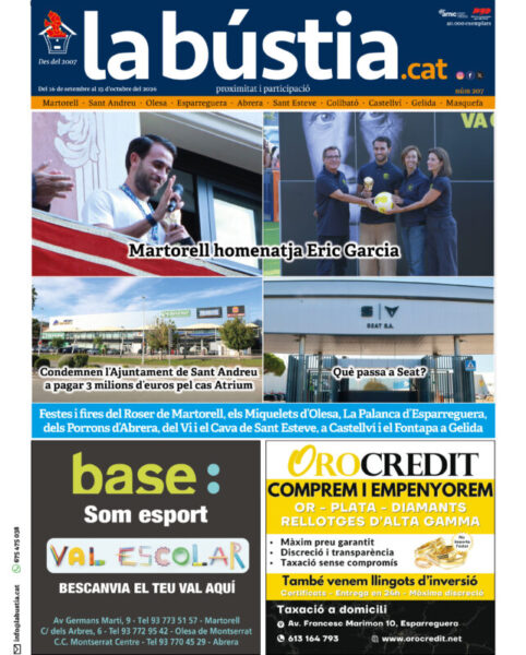 La Bustia portada setembre 2026