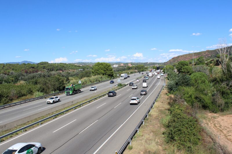 La Bustia sortida 25 autopista AP7 Castellvi