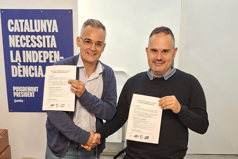 La Bustia Andres Labella Esparreguera 2031 Junts i Jordi Morales Junts per Esparreguera signen acord 9 octubre 2026