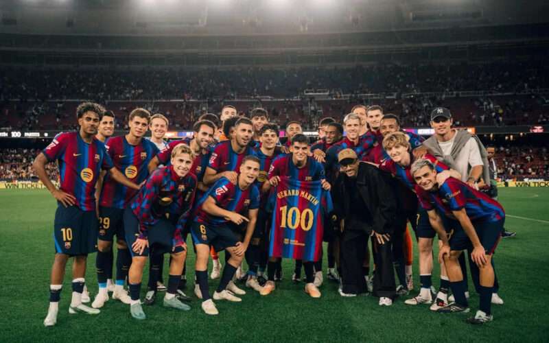 La Bustia Gerard Martin 100 partis Barça