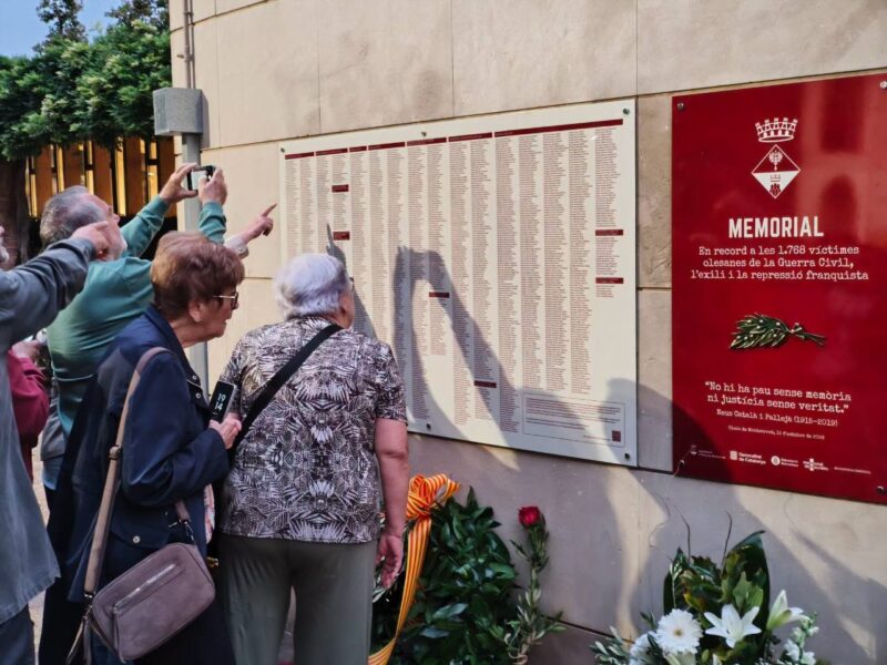 La Bustia Memorial victimes Guerra Civil Olesa 5