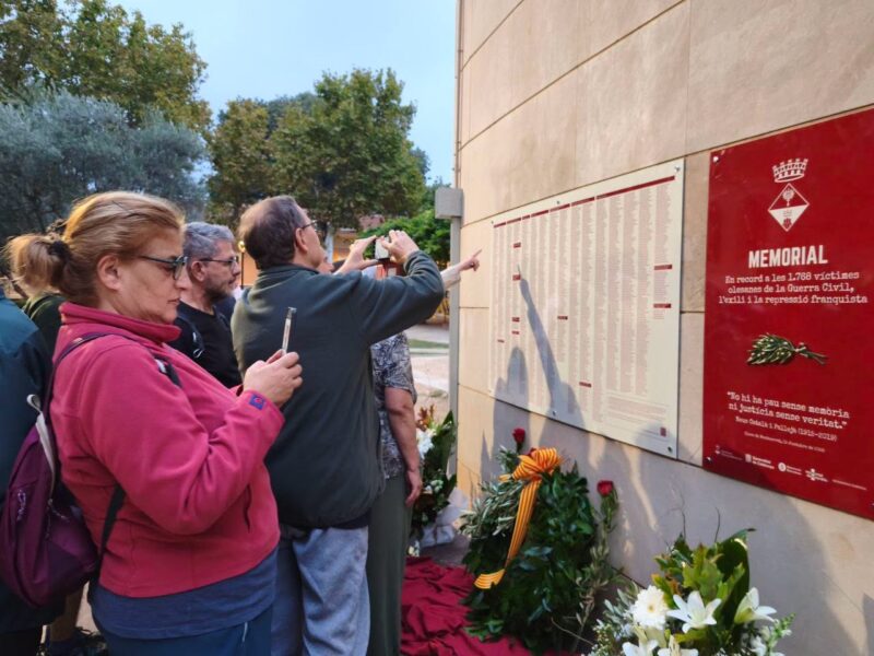 La Bustia Memorial victimes Guerra Civil Olesa 6