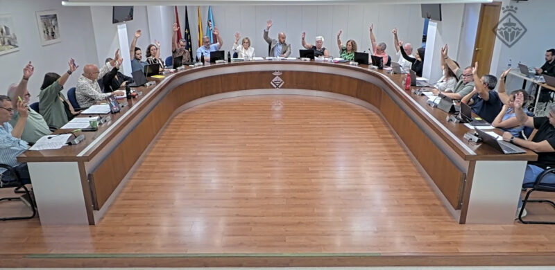 La Bustia Ple aprovacio modificacio pressupost 700000 euros per primer pagament sentencia Atrium Sant Andreu