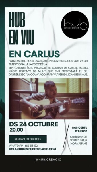 La Bustia cartell Carlus Hub Esparreguera