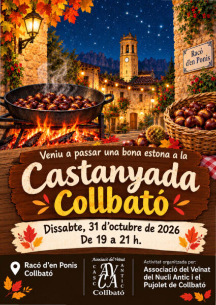La Bustia cartell Castanyada Collbato