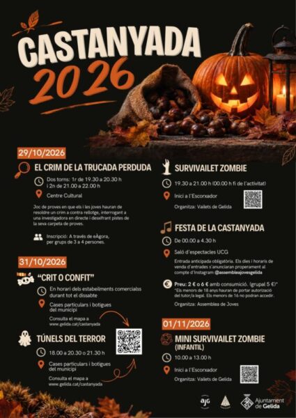 La Bustia cartell Castanyada Gelida
