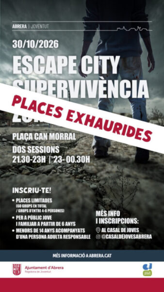 La Bustia cartell Escape City Abrera