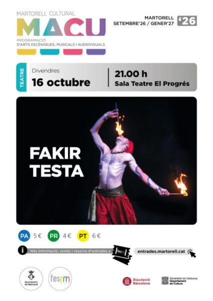 La Bustia cartell Fakir Testa