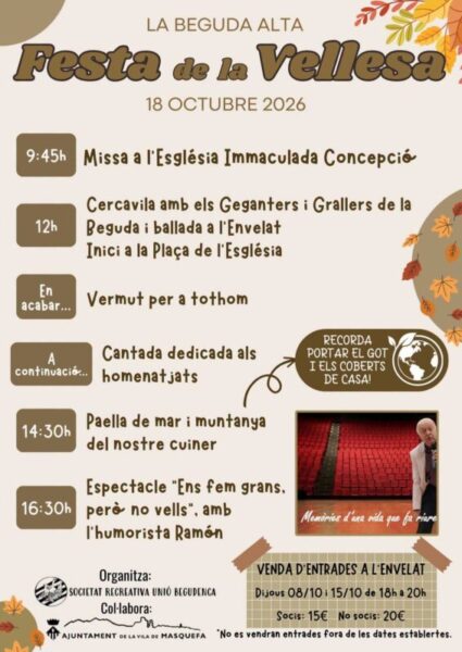 La Bustia cartell Festa de la Vellesa