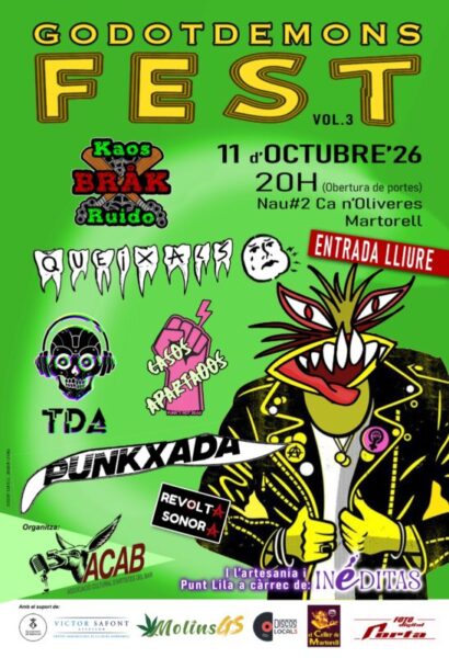 La Bustia cartell GodotDemons Fest