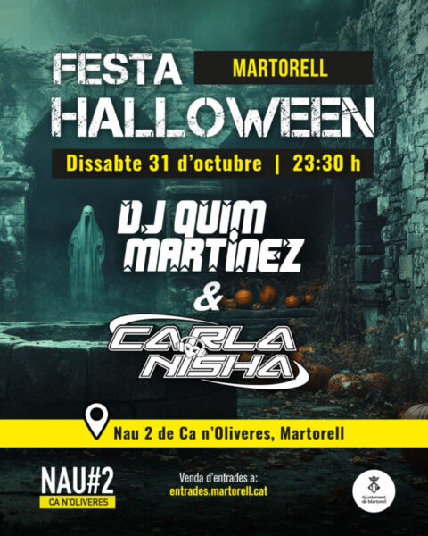 La Bustia cartell Halloween Martorell