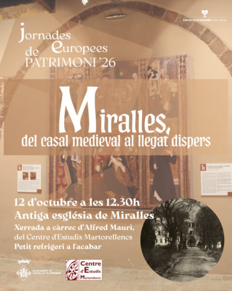La Bustia cartell Miralles Jornades Europees Patrimoni