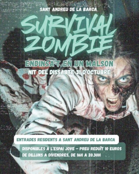 La Bustia cartell Survival Zombie Sant Andreu