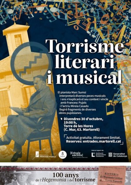 La Bustia cartell Torrisme literari i musical