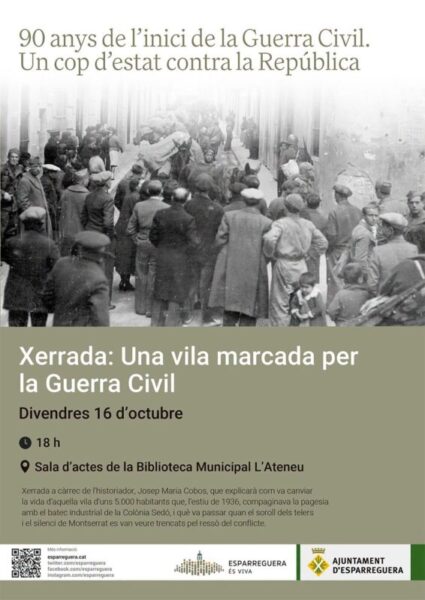 La Bustia cartell Xerrada Guerra Civil Esparreguera