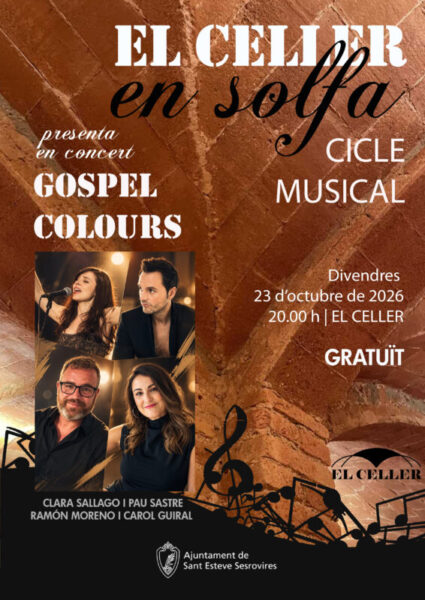 La Bustia cartell concert Gospel Colours