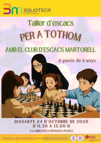 La Bustia cartell escacs Martorell