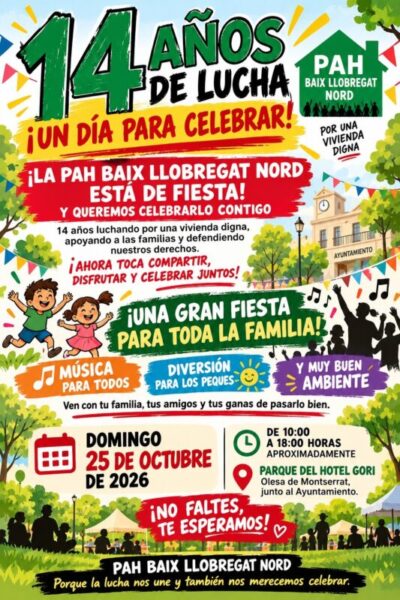 La Bustia cartell festa PAH Olesa
