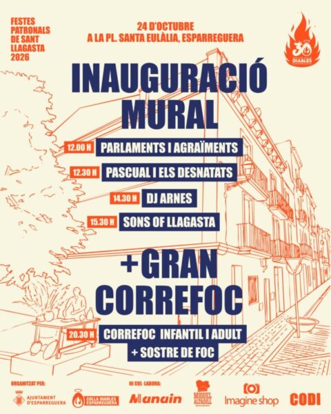 La Bustia cartell festes Llagasta