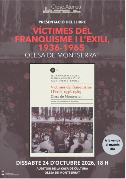 La Bustia cartell llibre victimes franquisme Olesa