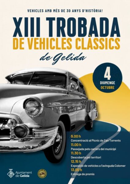 La Bustia cartell trobada vehicles classics Gelida