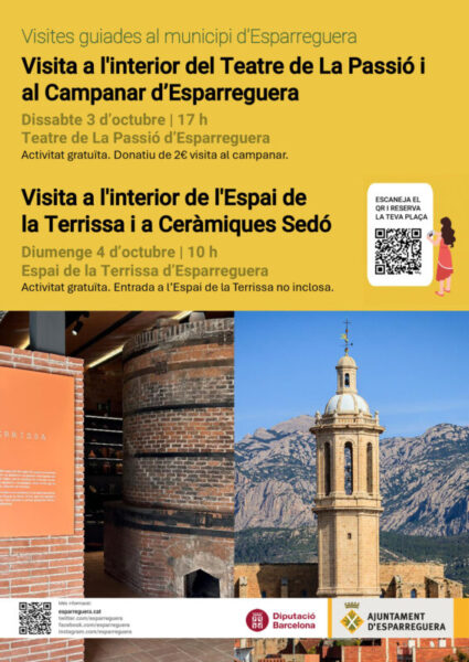 La Bustia cartell visites guiades Esparreguera
