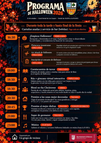 La Bustia cartells Halloween Abrera 3