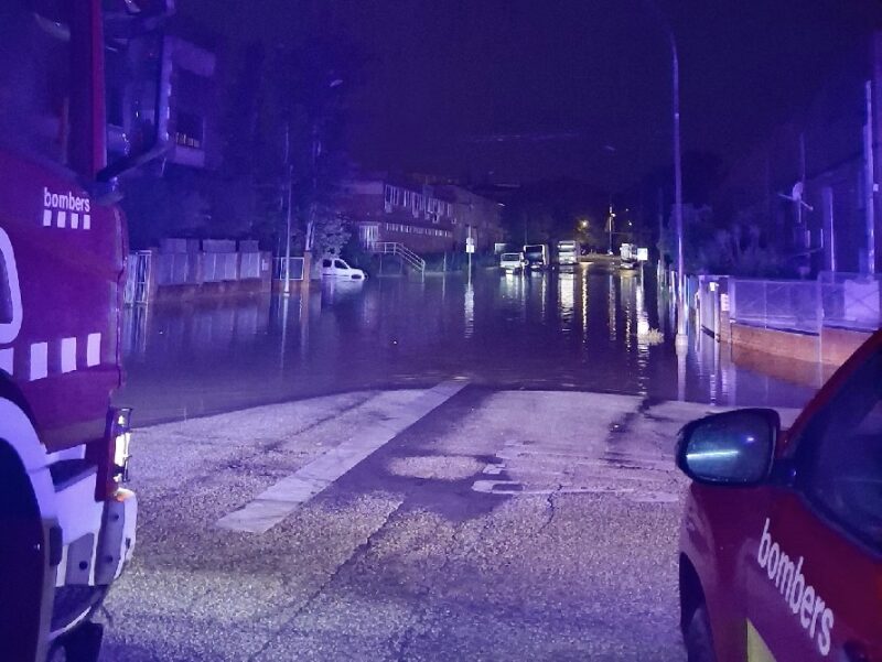 La Bustia inundacio per pluges 17 octubre 2026 Martorell